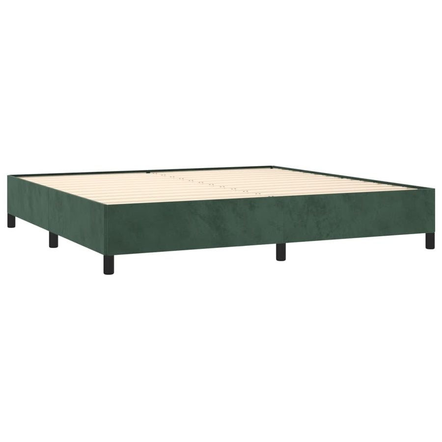 Boxspring Met Matras Fluweel 200 x 200 cm