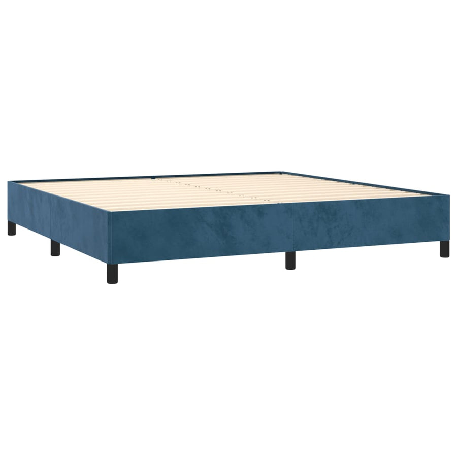 Boxspring Met Matras Fluweel 200 x 200 cm