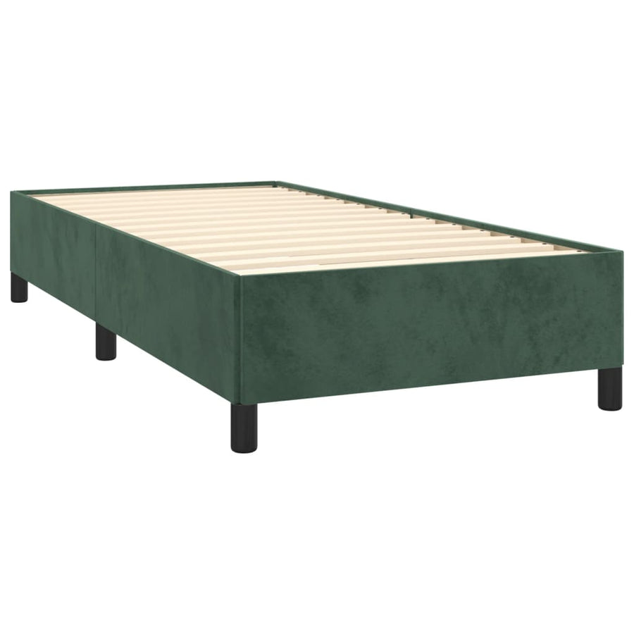 Boxspring Met Matras Fluweel 80 x 200 cm