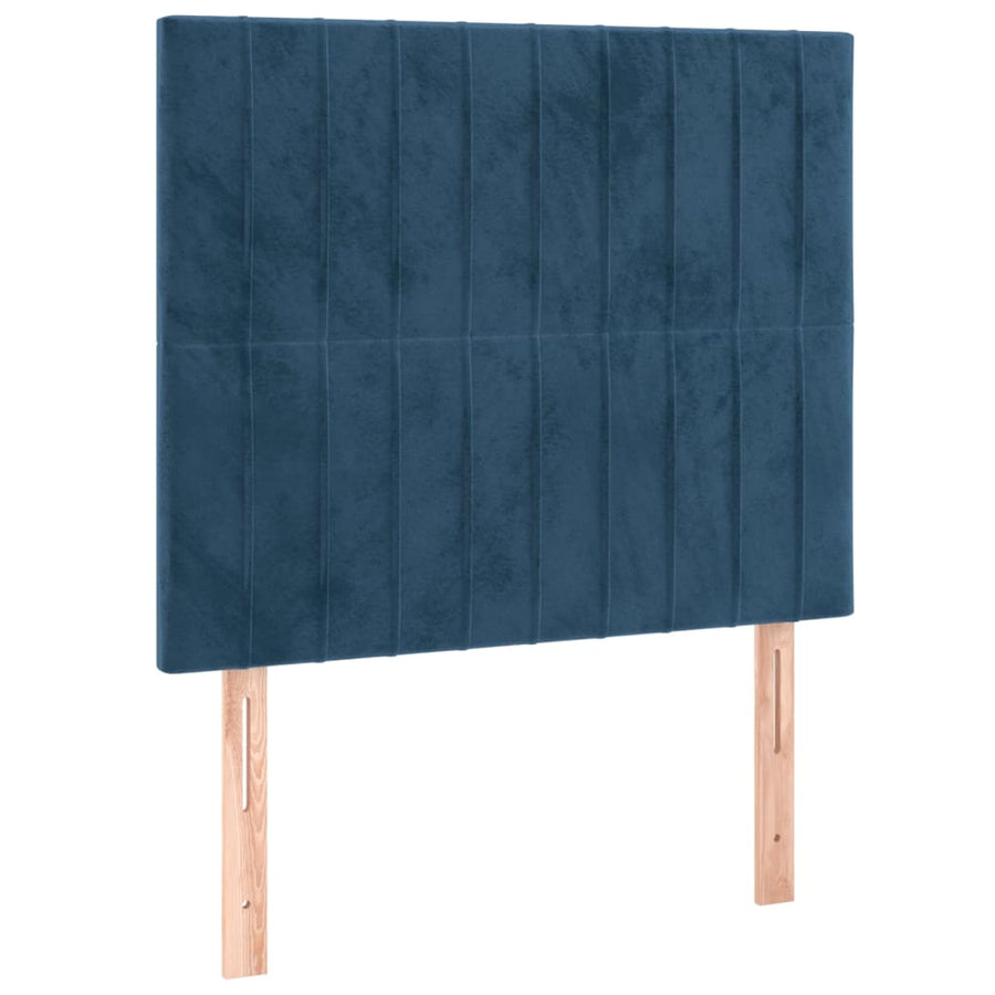 Boxspring Met Matras Fluweel 100 x 200 cm