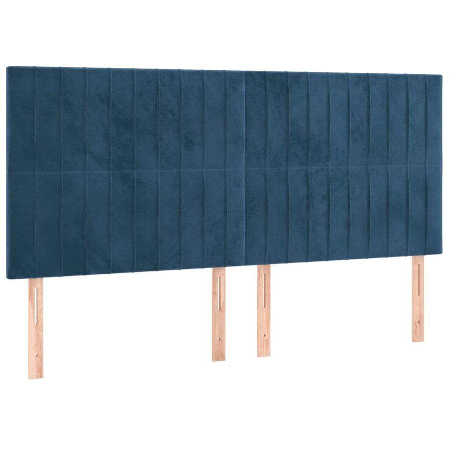 Boxspring Met Matras Fluweel 200 x 200 cm