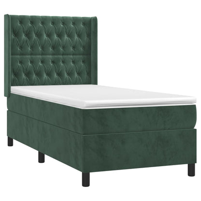Boxspring Met Matras Fluweel 80 x 200 cm