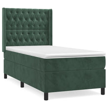 Boxspring Met Matras Fluweel 100 x 200 cm