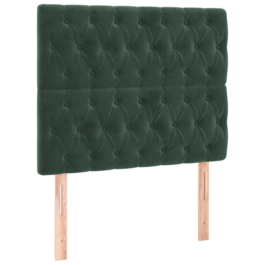 Boxspring Met Matras Fluweel 100 x 200 cm