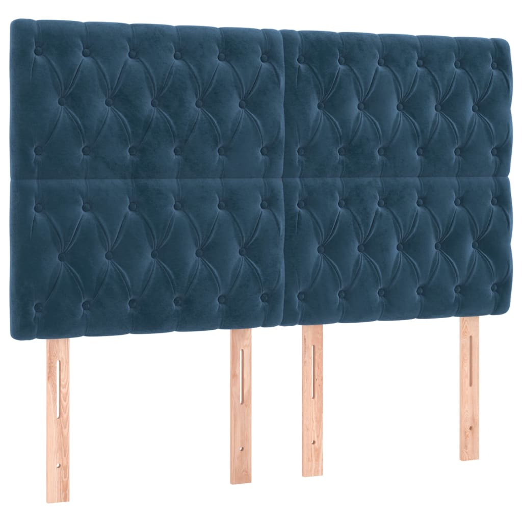 Boxspring Met Matras Fluweel 140 x 200 cm