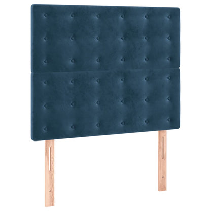 Boxspring Met Matras Fluweel 80 x 200 cm