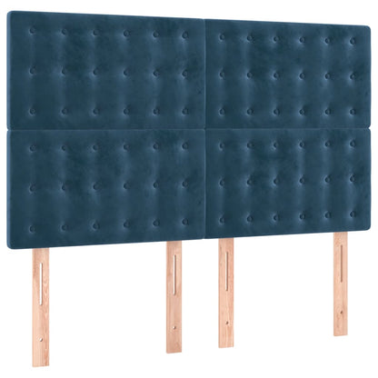 Boxspring Met Matras Fluweel 140 x 190 cm