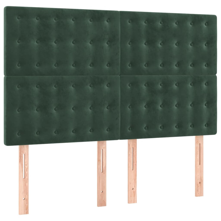 Boxspring Met Matras Fluweel 140 x 200 cm