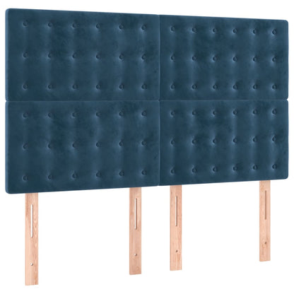 Boxspring Met Matras Fluweel 140 x 200 cm
