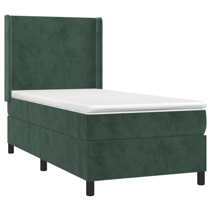 Boxspring Met Matras En Led Fluweel 90 x 190 cm