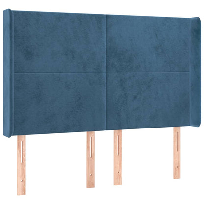 Boxspring Met Matras En Led Fluweel 140 x 190 cm