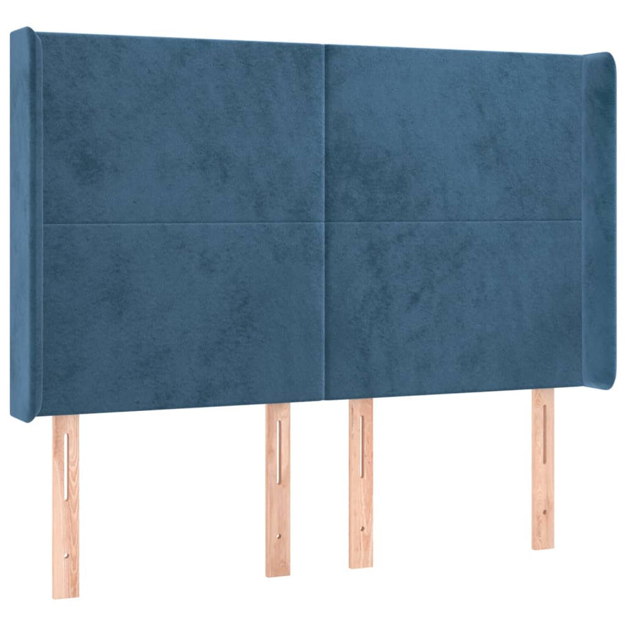Boxspring Met Matras En Led Fluweel 140 x 190 cm