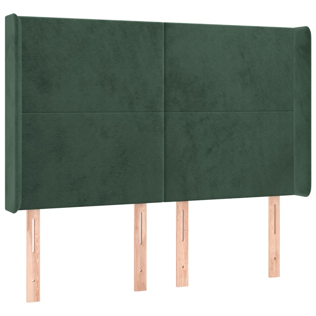 Boxspring Met Matras En Led Fluweel 140 x 200 cm