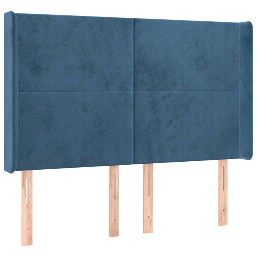 Boxspring Met Matras En Led Fluweel 140 x 200 cm