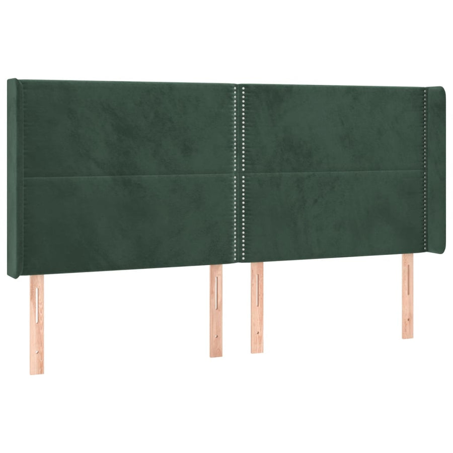 Boxspring Met Matras En Led Fluweel 200 x 200 cm