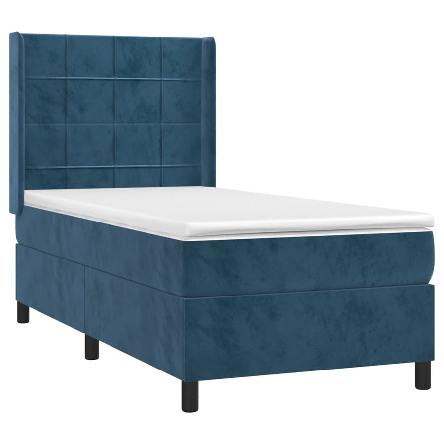 Boxspring Met Matras En Led Fluweel 80 x 200 cm