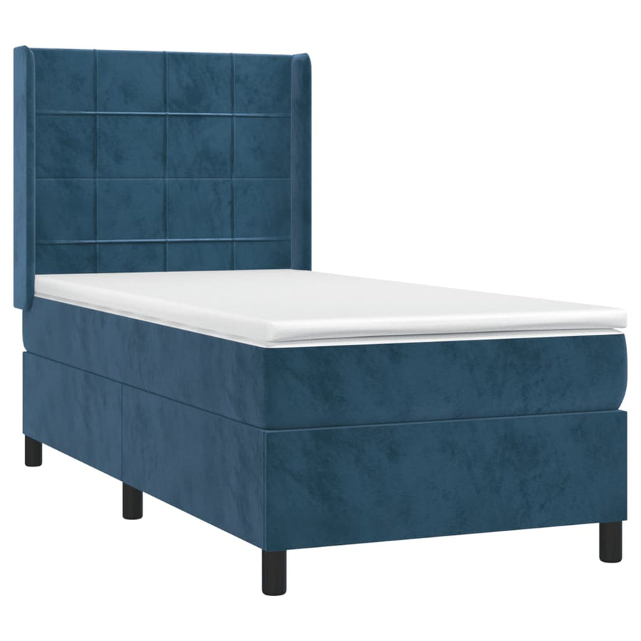 Boxspring Met Matras En Led Fluweel 100 x 200 cm