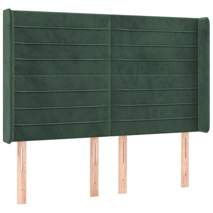 Boxspring Met Matras En Led Fluweel 140 x 190 cm