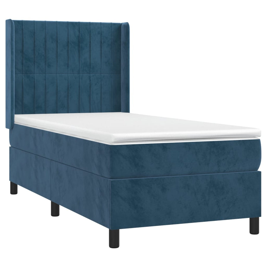 Boxspring Met Matras En Led Fluweel 90 x 200 cm