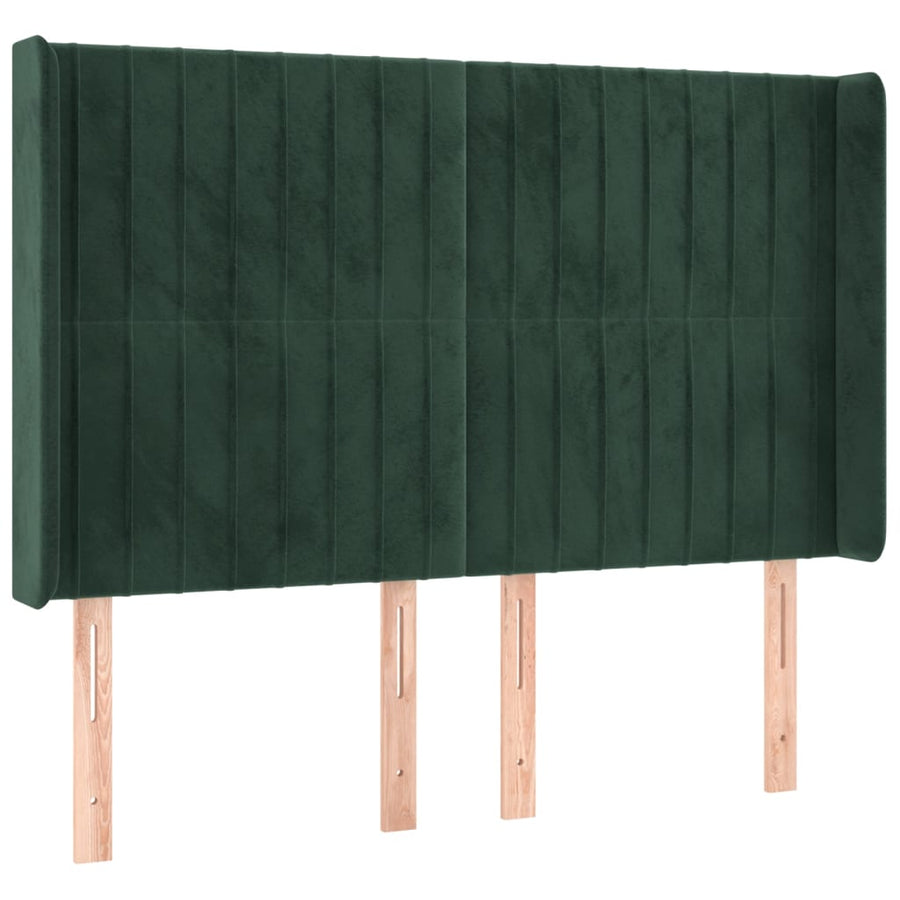 Boxspring Met Matras En Led Fluweel 140 x 190 cm