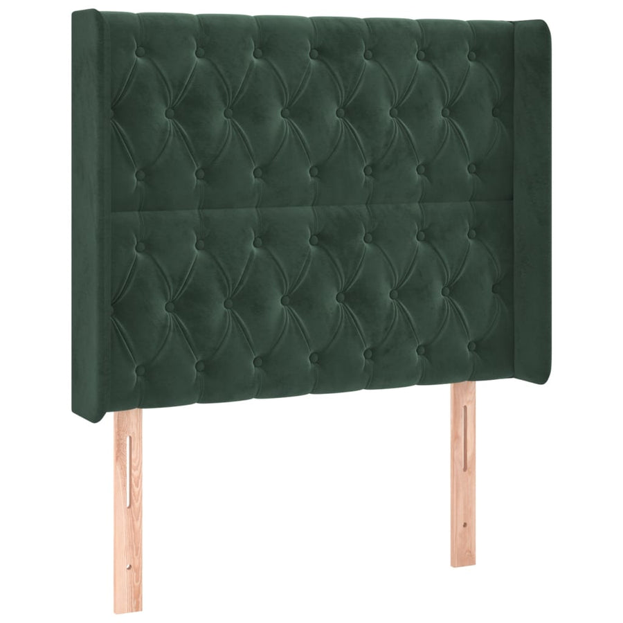 Boxspring Met Matras En Led Fluweel 90 x 190 cm