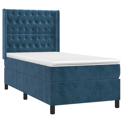 Boxspring Met Matras En Led Fluweel 90 x 200 cm