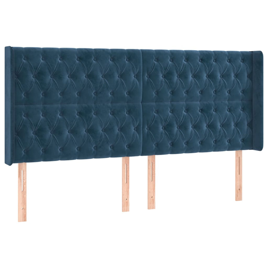 Boxspring Met Matras En Led Fluweel 200 x 200 cm