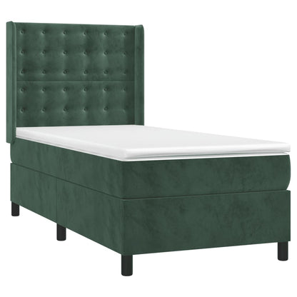 Boxspring Met Matras En Led Fluweel 80 x 200 cm