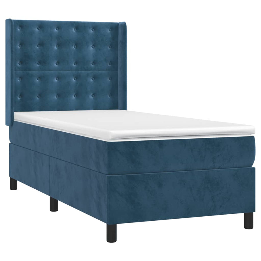 Boxspring Met Matras En Led Fluweel 80 x 200 cm