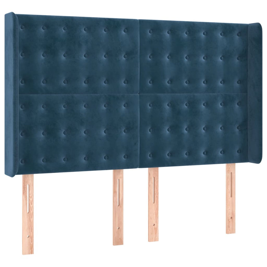 Boxspring Met Matras En Led Fluweel 140 x 190 cm