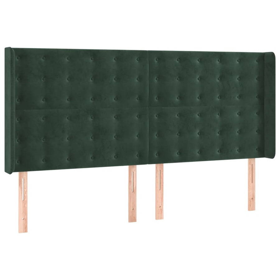 Boxspring Met Matras En Led Fluweel 180 x 200 cm