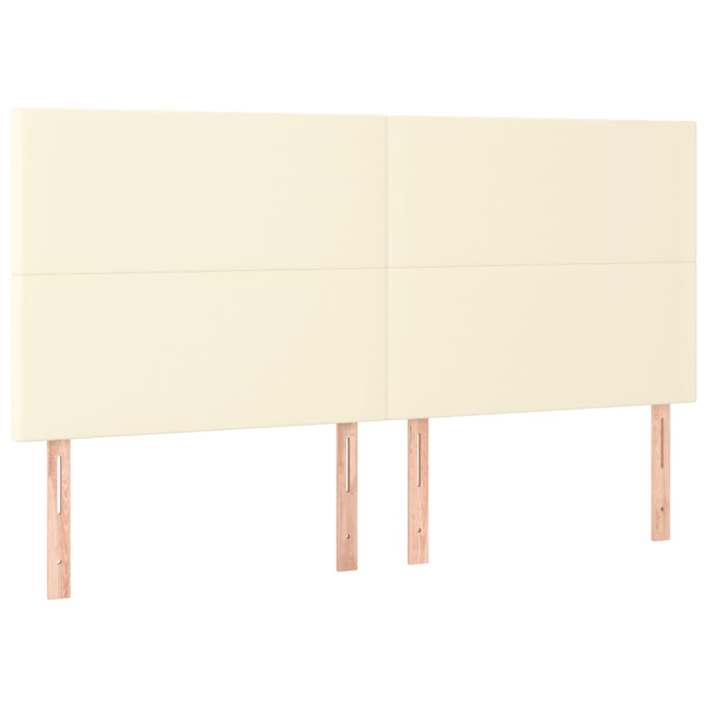 Boxspring Met Matras En Led Kunstleer Kleurig 160 x 200 cm