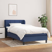 Boxspring met matras 80x200 cm blauw