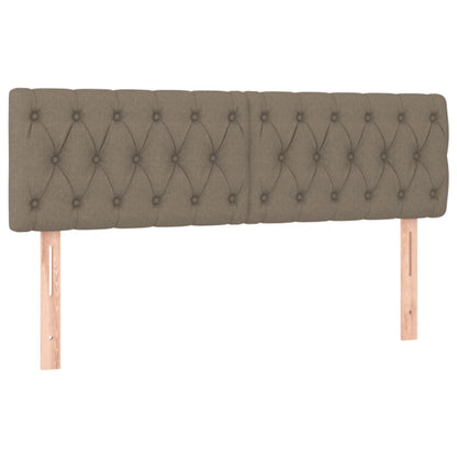 Boxspring Met Matras Stof Taupe 160 x 200 cm Getuft ontwerp