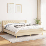Boxspring met matras 160x200 cm crème