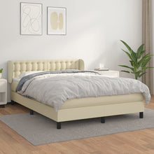Boxspring Met Matras Kunstleer Kleurig 140 x 200 cm