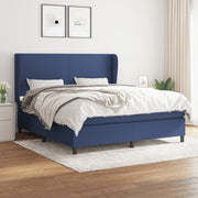 Boxspring met matras 160x200 cm blauw