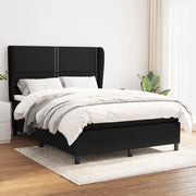 Boxspring met matras 140x200 cm zwart
