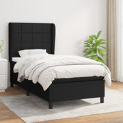 Boxspring met matras 80x200 cm zwart