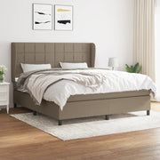 Boxspring met matras 160x200 cm taupe