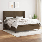 Boxspring met matras 180x200 cm donkerbruin
