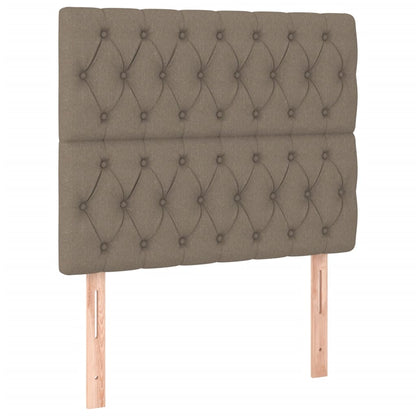 Boxspring Met Matras Stof Taupe 90 x 190 cm Getuft ontwerp