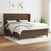 Boxspring met matras 160x200 cm donkerbruin