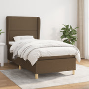 Boxspring met matras 90x190 cm donkerbruin