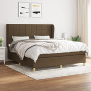 Boxspring met matras 180x200 cm donkerbruin
