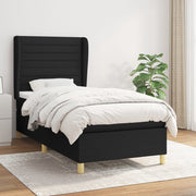 Boxspring met matras 80x200 cm zwart