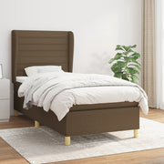 Boxspring met matras 100x200 cm donkerbruin