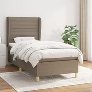 Boxspring 100x200 cm taupe met matras