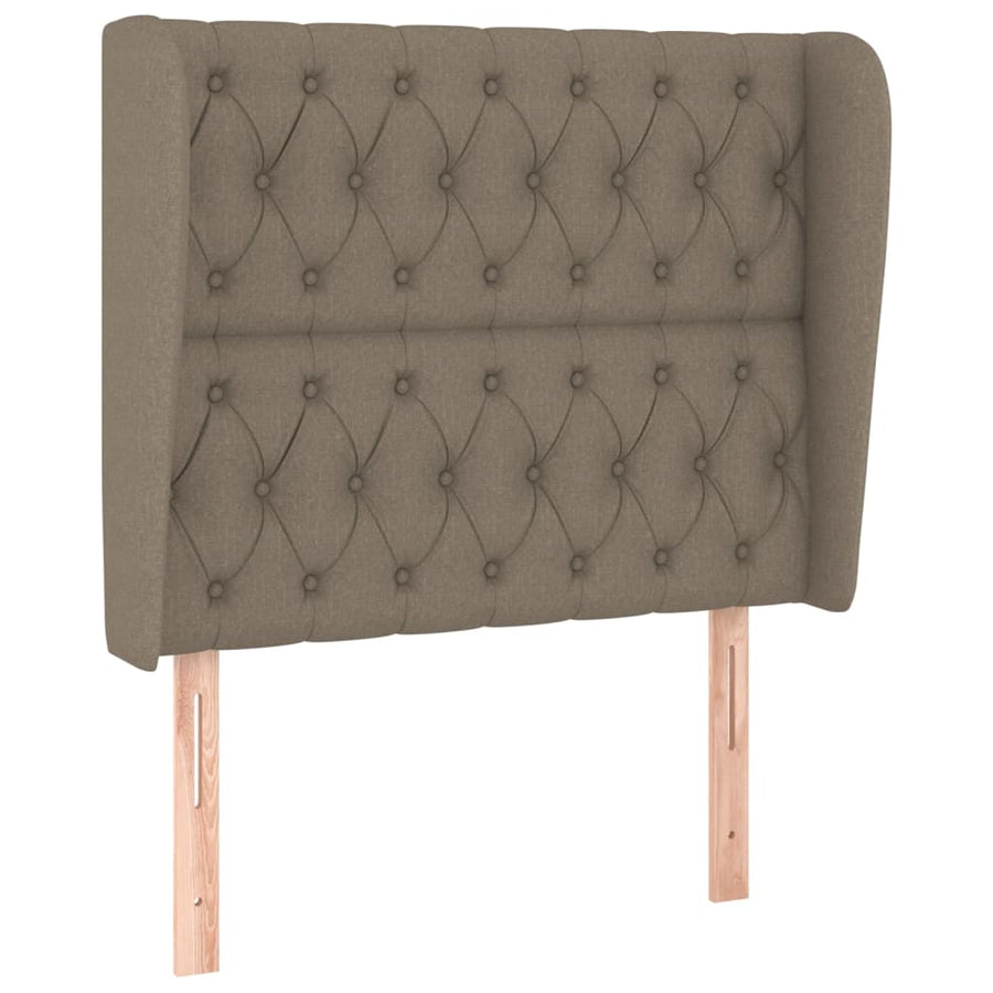 Boxspring Met Matras Stof Taupe 90 x 190 cm Getuft ontwerp