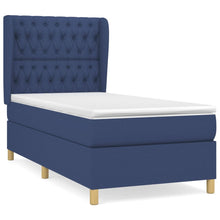 Boxspring Met Matras Stof Blauw 90 x 190 cm Getuft ontwerp